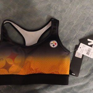 Team Sports; NFL; Pittsburgh Steelers Sports Bra; Size S; NEW